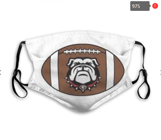 NCAA Georgia Bulldogs #11 Dust mask with filter->ncaa dust mask->Sports Accessory
